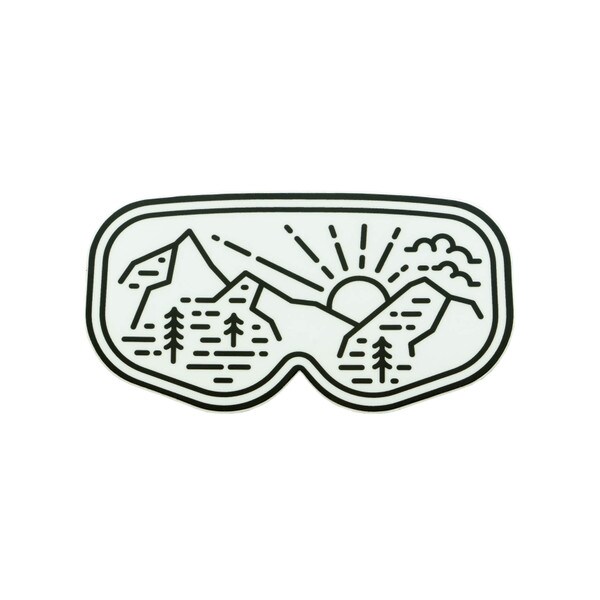 STICKER SKI GOGGLES